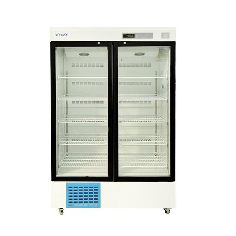2-8℃双开门医用冷藏箱BYC-588 588L立式双开门，试剂、药品、疫苗冷藏箱