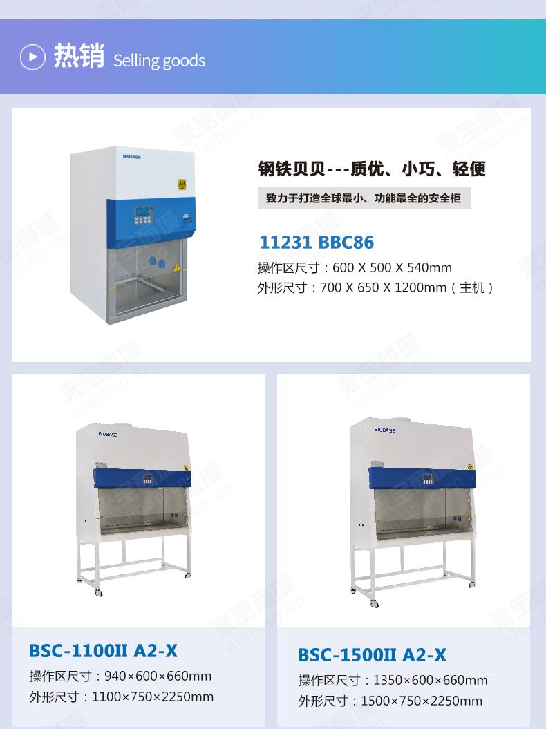 鑫贝西BSC-1100IIA2-X单人生物安全柜生产商